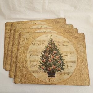 Pimpernel We Wish You A Merry Christmas Placemats